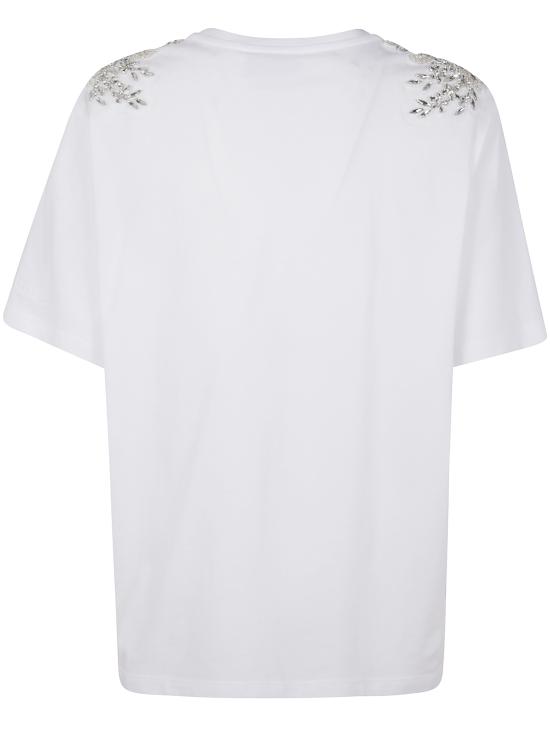 25SS 블루걸 반팔 티셔츠 RA5191J7720 11111 OPTIC WHITE - BLUGIRL