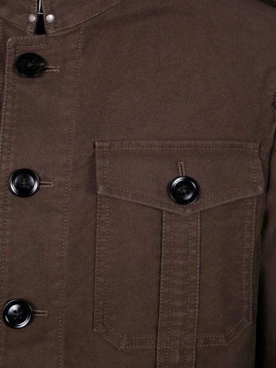 25SS 톰포드 자켓 OJS011 FMC171S25 FG830 KHAKI BROWN - TOMFORD