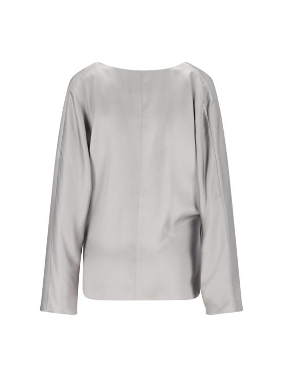 25SS 조르지오 아르마니 블라우스 GW000843 TE10101 U8045 Grey - GIORGIO ARMANI