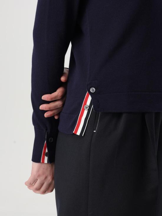 25SS 톰브라운 4바 코튼 셔츠 FKL003AY3036415 NAVY DOM - THOM BROWNE