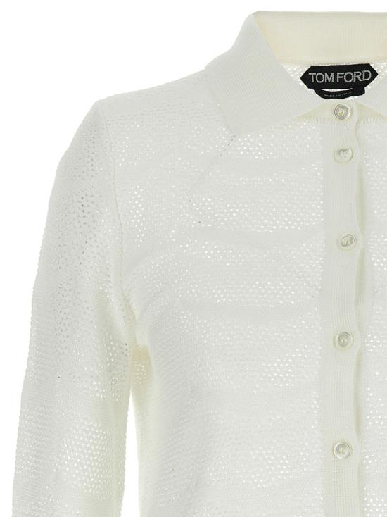  톰포드 가디건 CAK373YAX844AW002 WHITE - TOMFORD