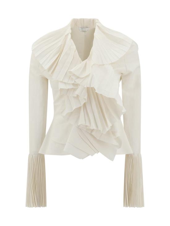 25SS 알렉산더 맥퀸 블라우스 818373QEAF2 9015 Beige