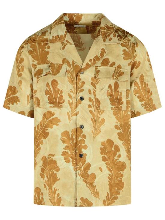 25SS 드리스 반 노튼 반팔 셔츠 020736 1027975 Beige