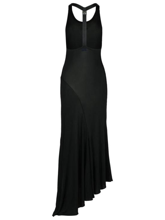 25SS 오프화이트 롱 원피스 OWDB541S25JER0011010 Black - OFF WHITE