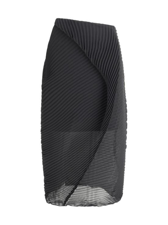 25SS 더로우 숏 스커트 8508W3538 BLK Black