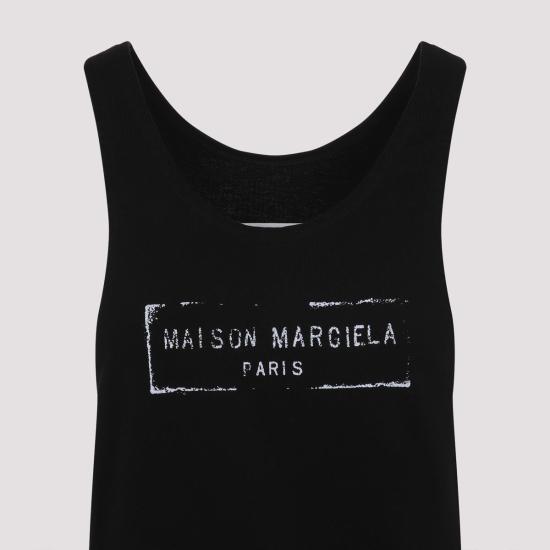 25SS 마르지엘라 민소매 티셔츠 S51NL0048 S24522 900 Black - MAISON MARGIELA