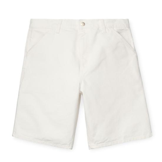 25SS 칼하트 WIP 싱글 니 쇼츠 I027942 D602 WAX