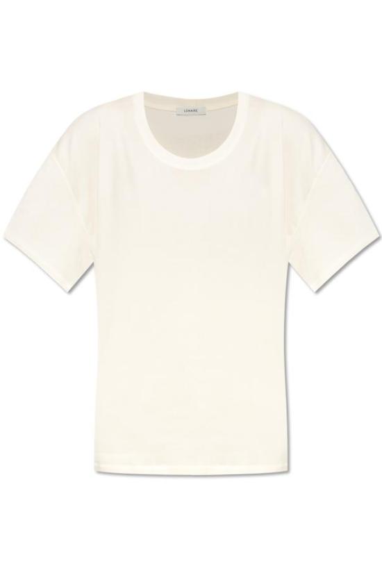  르메르 코튼 숏슬리브 티셔츠 TO1146 LJ1016 048 LIGHT CREAM DOM