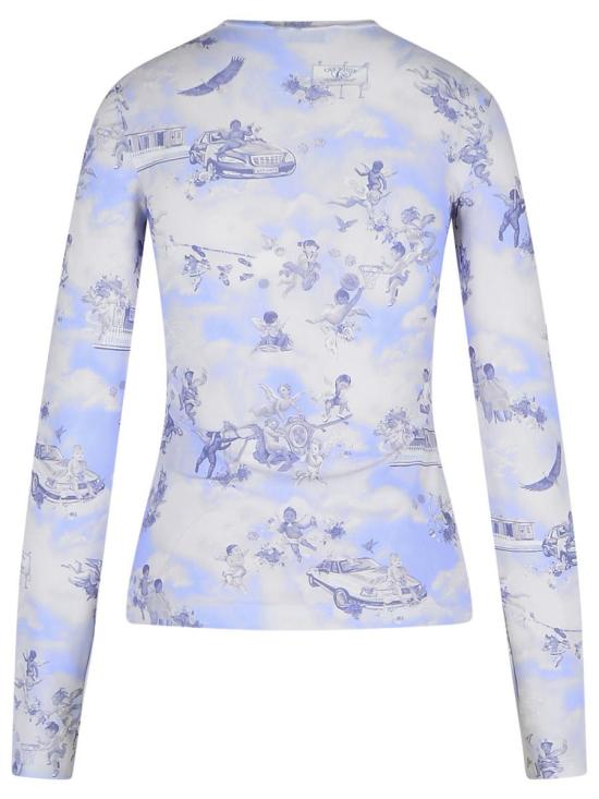 25SS 오프화이트 긴팔 티셔츠 OWAD136S25JER0034201 MULTICOLOR - OFF WHITE