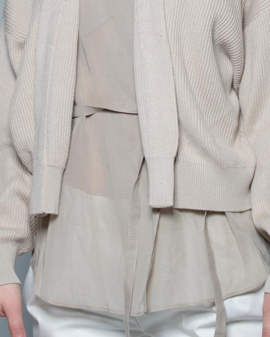 25SS 브루넬로 쿠치넬리 가디건 M19257706 C8050 Beige - BRUNELLO CUCINELLI