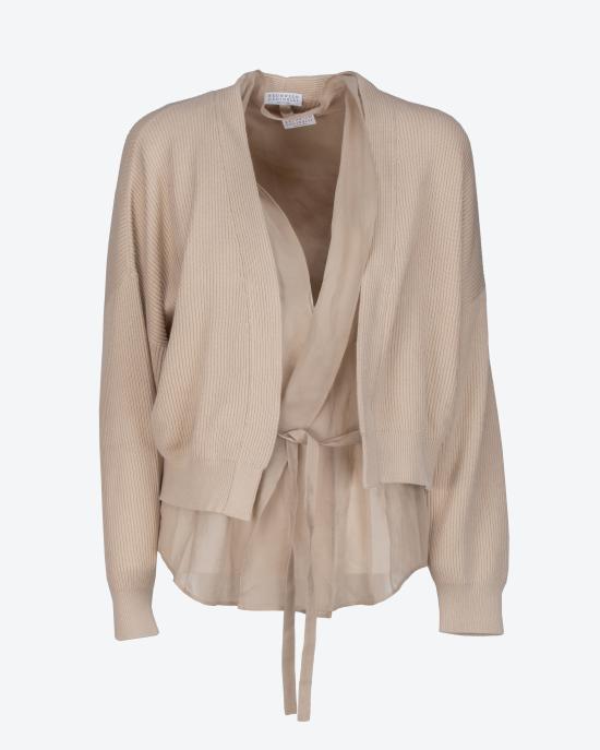 25SS 브루넬로 쿠치넬리 가디건 M19257706 C8050 Beige - BRUNELLO CUCINELLI