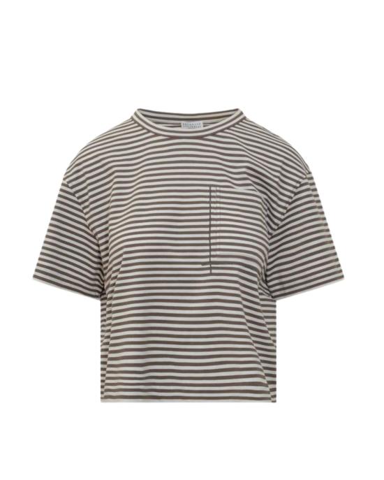 25SS 브루넬로 쿠치넬리 스웨터 ML929HA810 C004 Marrone bianco