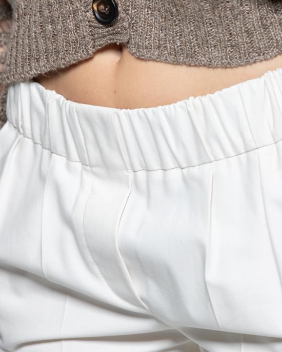 25SS 브루넬로 쿠치넬리 스트레이트 팬츠 M0F70P1673 C8555 BIANCO - BRUNELLO CUCINELLI