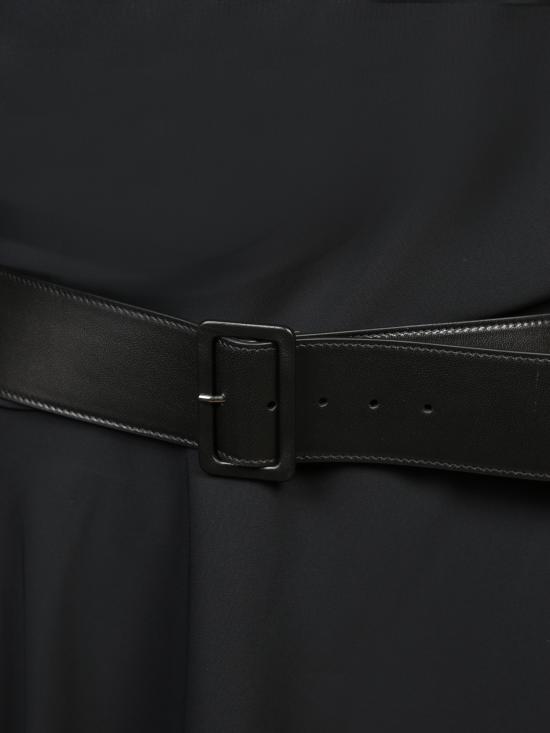 25SS 알라이아 미디 원피스 AA9R1404 T571A 995 Black - ALAIA