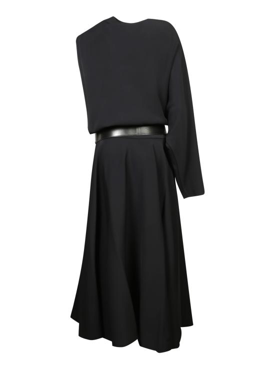 25SS 알라이아 미디 원피스 AA9R1404 T571A 995 Black - ALAIA