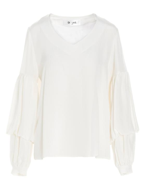  디랩파리 블라우스 C02AVORIO White
