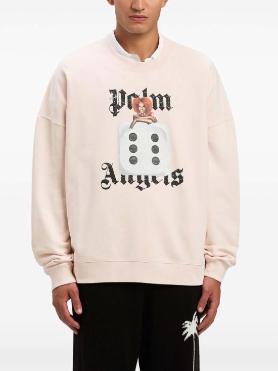  팜앤젤스 스웨터 PMBA080S25FLE0033C10 Nude Neutrals - PALM ANGELS