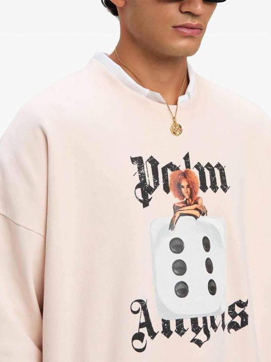  팜앤젤스 스웨터 PMBA080S25FLE0033C10 Nude Neutrals - PALM ANGELS