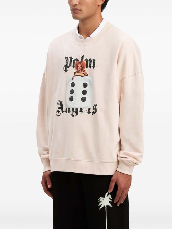  팜앤젤스 스웨터 PMBA080S25FLE0033C10 Nude Neutrals - PALM ANGELS