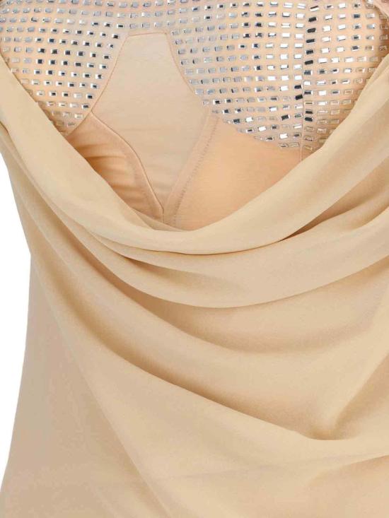  디 아티코 미디 스커트 250WCW00186PAA085TA701 Beige - THE ATTICO