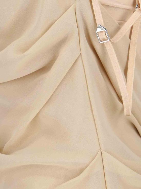  디 아티코 미디 스커트 250WCW00186PAA085TA701 Beige - THE ATTICO