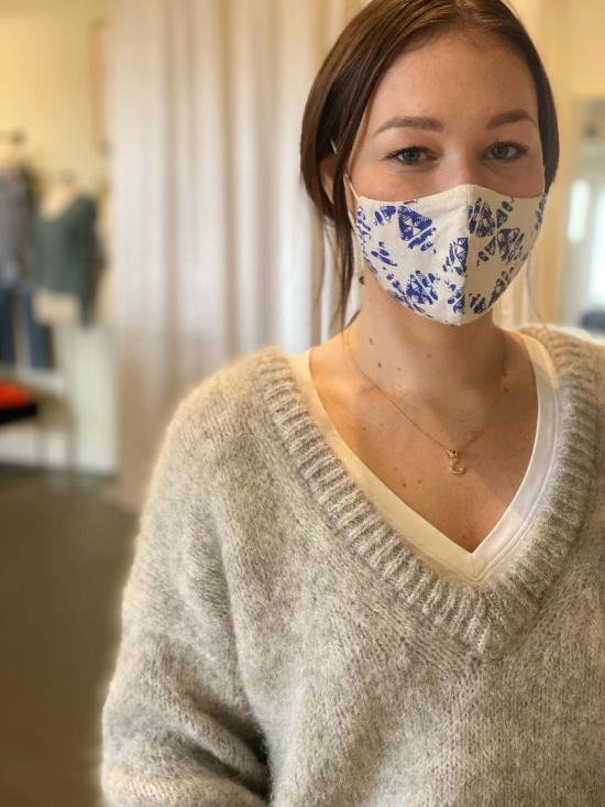  Emry boutique Emry Boutique 블루 바틱 마스크