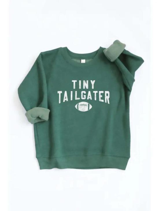  [키즈] Emry boutique 풀오버 Emry Boutique Tiny Tailgater 스웨트셔츠 포레스트