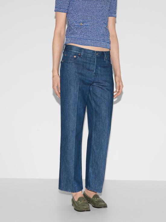 25SS 구찌 데님 팬츠 812233XDC83 4100 Blue - GUCCI