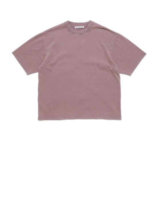 25SS 아크네 스튜디오 반팔 티셔츠 CL0218 ADB PLUM PURPLE