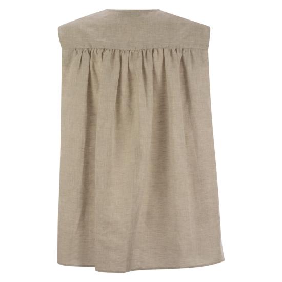 25SS 파비아나 필리피 민소매 티셔츠 TPD275F595 BEIGE - FABIANA FILIPPI