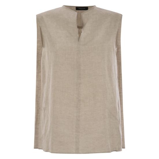 25SS 파비아나 필리피 민소매 티셔츠 TPD275F595 BEIGE