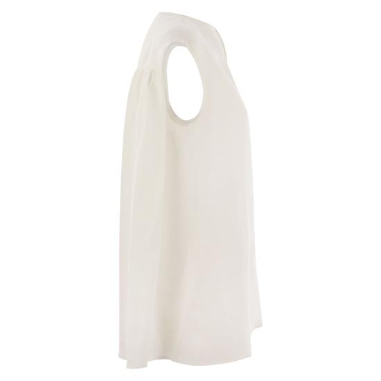 25SS 파비아나 필리피 민소매 티셔츠 TPD275F595 WHITE - FABIANA FILIPPI