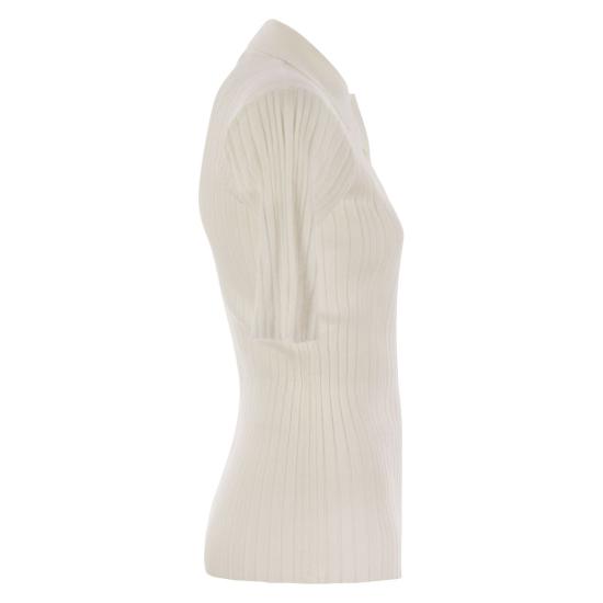 25SS 파비아나 필리피 폴로 티셔츠 MAD275F507 WHITE - FABIANA FILIPPI