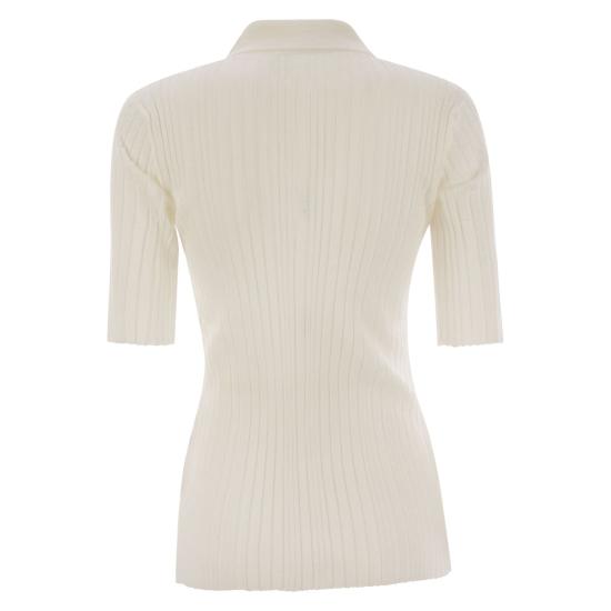 25SS 파비아나 필리피 폴로 티셔츠 MAD275F507 WHITE - FABIANA FILIPPI