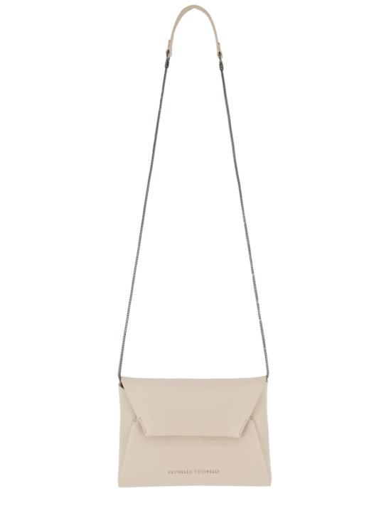 25SS 브루넬로 쿠치넬리 숄더백 MWEID2722 C8905 AVORIO