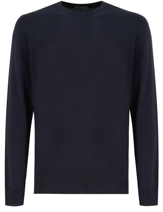 25FW 드루모어 긴팔 티셔츠 D0D103 790 BLU NOTTE