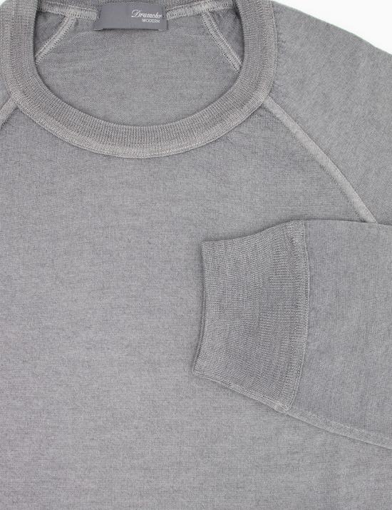 25SS 드루모어 긴팔 티셔츠 D0D200A 669 FUMO - DRUMOHR