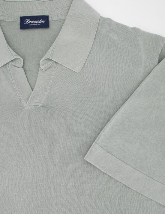 25SS 드루모어 폴로 티셔츠 D0GF146N 422 LICHENE - DRUMOHR