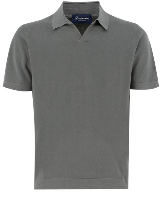 25SS 드루모어 폴로 티셔츠 D0GF146N 669 FUMO