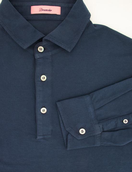  드루모어 폴로 티셔츠 DTJ204B 795 BLUE - DRUMOHR