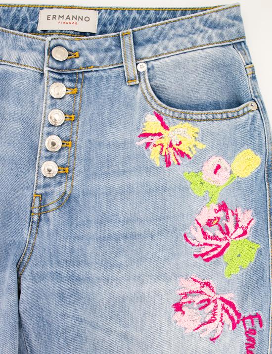  에르마노 피렌제 데님 팬츠 D42EP038EI7 MF157 DENIM LIGHT - ERMANNO FIRENZE