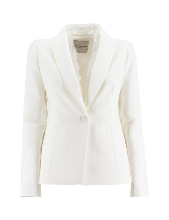 24FW 에르마노 피렌제 자켓 D43EI003E24 MF064 OFF WHITE OFF WHITE