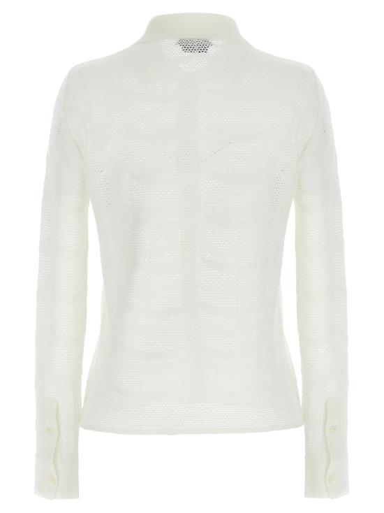 25FW 톰포드 가디건 CAK373YAX844AW002 White - TOMFORD