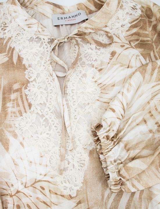  에르마노 피렌제 긴팔 티셔츠 D44EQ051EC3 MF183 BEIGE COLONIALE - ERMANNO FIRENZE