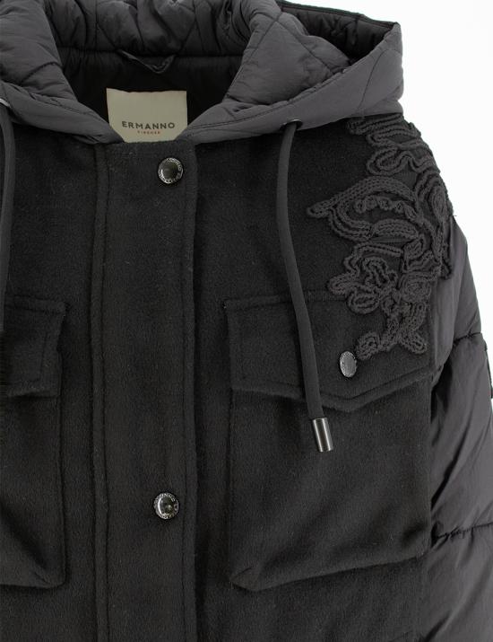 25FW 에르마노 피렌제 패딩 D45EB002EM5 MF099 NERO - ERMANNO FIRENZE
