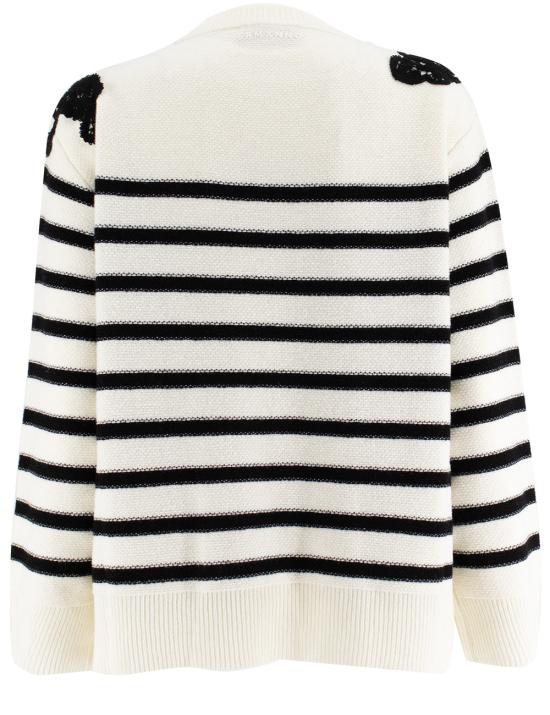 25FW 에르마노 피렌제 긴팔 티셔츠 D45EM030E85 MF071 OFF WHITE NERO - ERMANNO FIRENZE