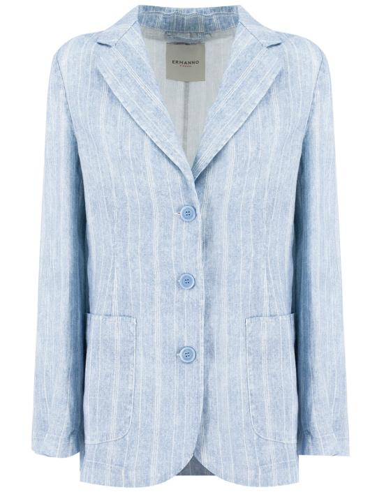 25SS 에르마노 피렌제 코트 D46EI020EC5 MF157 DENIM CHIARO