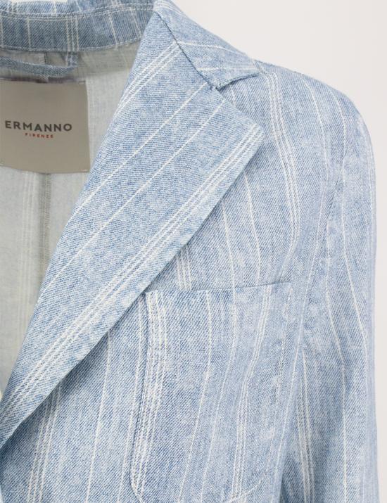 25SS 에르마노 피렌제 코트 D46EI020EC5 MF157 DENIM CHIARO - ERMANNO FIRENZE