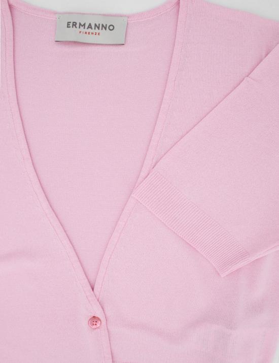 25SS 에르마노 피렌제 가디건 D46EN011E81 MFA08 ROSA - ERMANNO FIRENZE