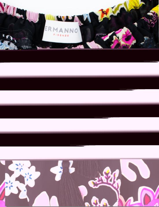 25SS 에르마노 피렌제 숏팬츠 D46EQ073ED3 MFA35 NERO ROSA GIALLINO - ERMANNO FIRENZE